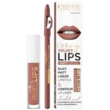 Eveline Cosmetics Eveline Tečni mat ruž i olovka za usne Oh! my Lips 12 Praline Eclair | Eponuda.com