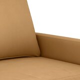  Fotelja smeđa 60 cm baršunasta | Eponuda.com