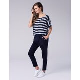 Look Made With Love Woman's Trousers 415 Boyfriend Navy Blue | shoptok.hr
