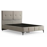 Hanah home Osnova za krevet sa uzglavljem Bade, 180x123x200 cm, Bež u
