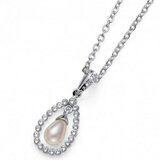  Ženski oliver weber pearl drop crystal lanČiĆ sa swarovski belim peralama i kristalima ( 11946 ) Cene