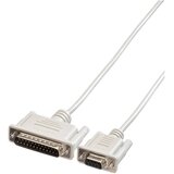 Roline serijski priključni kabel [1x 9-polni ženski konektor D-Sub - 1x 25-polni moški konektor D-Sub] 1.80 m siva, (20415151) | Shoptok.si