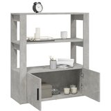  Komoda siva boja betona 80x30x90 cm od konstruiranog drva | Eponuda.com