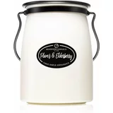 Milkhouse Candle Co. Creamery Plums & Elderberry dišeča sveča Butter Jar 624 g