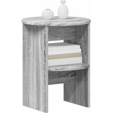 Pomoćni ormarić 2 pcs Sivi Sonoma Ø40 x 50 cm | shoptok.hr