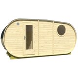 Male kuće Vanjska sauna LOVIISA 500 × 235 cm sa šindrom | shoptok.hr