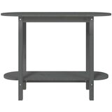  Konzolna mizica siva 110x40x80 cm trdna borovina, (20715750) | Shoptok.si