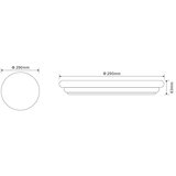 Globo 41003-20 - LED plafonsko svetlo TARUG LED/20W/230V | Eponuda.com