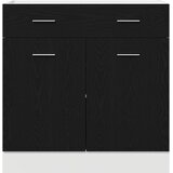 Viseći ormarić Crni hrast 80 x 31 x 81,5 cm Konstruirano drvo | shoptok.hr