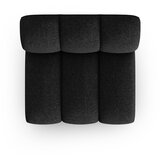 Micadoni Home črno-antracitno siv modul za sedežno garnituro (sredinski modul) lupine | Shoptok.si
