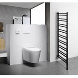 Sapho radijator za kupatilo metro space 525W 55x143 cm mat crne boje | Eponuda.com