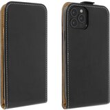 AVIZAR iPhone 12 Pro Max Vertical Flip Case Držalo za kartico, gladek ucinek - crn, (20720131) Cene