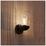 Eglo Donatori vanjska zidna/1, e27, 60w, ip44, aluminij/staklo/crna | shoptok.hr