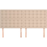  Uzglavlje Cappuccino 200x5x118/128 cm Imitacija kože | shoptok.hr