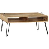 Klubska mizica iz trdnega mangovega lesa 100x60x45 cm | Shoptok.si