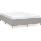  Okvir za krevet bez madraca svjetlosivi 135x190 cm tkanine - Svjetlosiva 135 x 190 cm 35 cm | shoptok.hr