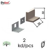 Dabel nosač kuhinjskog elementa ne1 braon 35x32 mm 2kom Cene