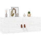  Zidni ormarić bijeli 80 x 30 x 30 cm od masivne borovine | shoptok.hr
