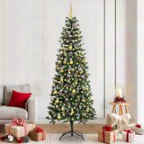  Umjetno božićno drvce Zelena 210 cm PVC, plastika i čelik | shoptok.hr