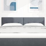  Uzglavlje Tamno siva 144 cm Baršun | shoptok.hr