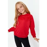 Trendyol Tulle Flywheel Girl Knitted Sweatshirt
