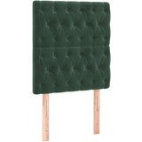  Okvir za krevet s uzglavljem tamnozeleni 80x200 cm baršunasti | shoptok.hr