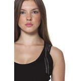Fred Perry ženska crna majica bez rukava | shoptok.hr