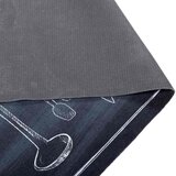  Kuhinjski Tepih Crna 300 x 60 cm Baršun | shoptok.hr