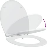  WC daska Bijelo 47 x 37,5 x 3,8 cm Duroplast | shoptok.hr