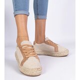 D/CEO marka niezdefiniowana Brown women's espadrilles with laces Malsi Cijene