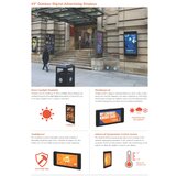 ENTEO OLS-55W 55” Outdoor Digital Advertising Display (zunanji monitor za oglaševanje) - - 55 | Shoptok.si