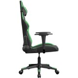  Igraća stolica crno-zelena od umjetne kože | shoptok.hr