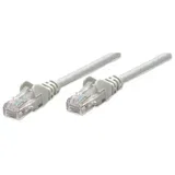 319973 RJ45 mrežni kabel, Patch kabel cat 5e U/UTP 15.00 m siva 1 St.