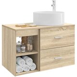  Set namještaja za kupaonicu 2 kom. Hrast sonoma | shoptok.hr