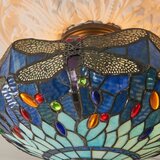 Endon 111897 - Plafonski luster Tiffany DRAGONFLY 3xE27/10W/230V prečnik 41 cm | Eponuda.com