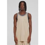 Urban Classics Men's Fishnet Tank Top - Beige | Eponuda.ba