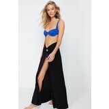 Trendyol Black Maxi Knitted Cut Out/Windowed Pareo Cene