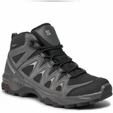 Salomon Trekking čevlji X Braze Mid GORE-TEX L47181200 Black/Magnet/Hazelnut