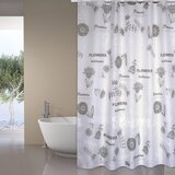 Msv Zavesa za tuš 180x200 cm Flowers – | Shoptok.si