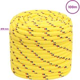  Višenamjensko pomoćno uže 18 mm 100 m Žuta PP | shoptok.hr