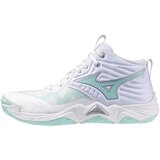 Mizuno Šport Shoe Wave Momentum Elite Mid W Modra Cene