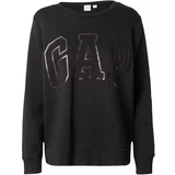 GAP Sweater majica bronca / crna