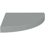 vidaXL plutajuća kutna polica siva 35 x 35 x 3,8 cm MDF | shoptok.hr