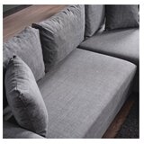 Atelier Del Sofa Ugaona sofa na razvlačenje Flavia, 230x72x125 cm, Siva | Eponuda.ba