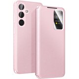 AVIZAR Smart View torbica za Galaxy S26 s prostorom za kartico, Roza, (5000274471) | Shoptok.si