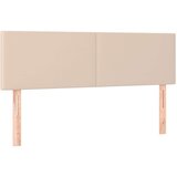  Krevet s oprugama i madrac cappuccino 140x200cm od umjetne kože | shoptok.hr
