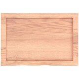 Stolna ploča svjetlosmeđa 60x40x(2-6) cm tretirana hrastovina | shoptok.hr