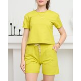 Resti Women's cotton sports sweat suit set in a lime color - Clothing | Shoptok.si