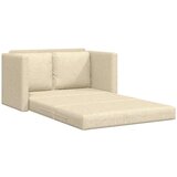  Podni kauč na razvlačenje 2-u-1 krem 112x174x55 cm od tkanine | shoptok.hr