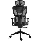 BIT FORCE COZY LM-2D uredska stolica, PU koža, 2D naslon za ruke, nosivost 140kg, crna | shoptok.hr